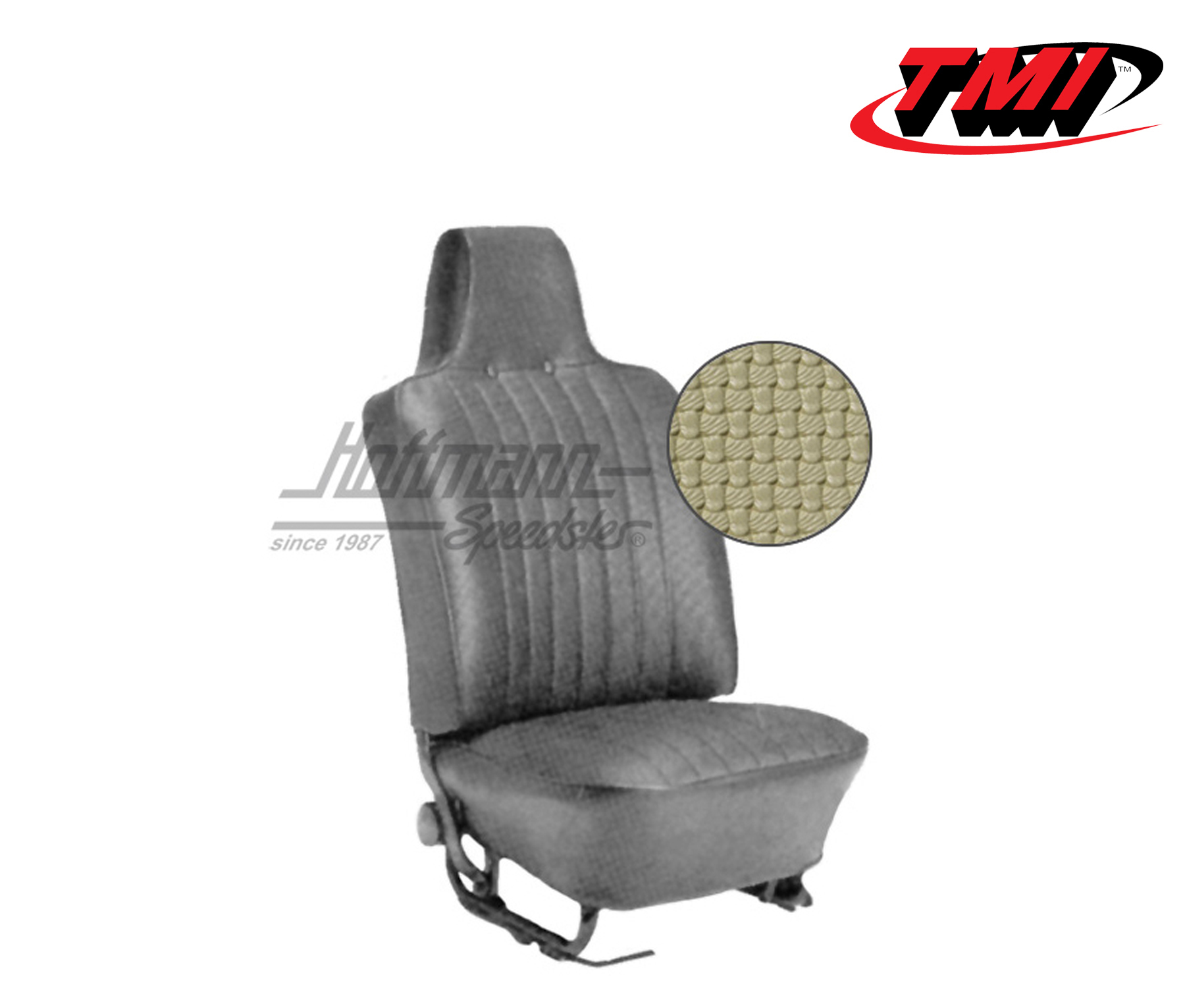 Sitzbezüge, Cabrio, 69-72, Korbmuster, beige | 43-1325-04 | 055-6130