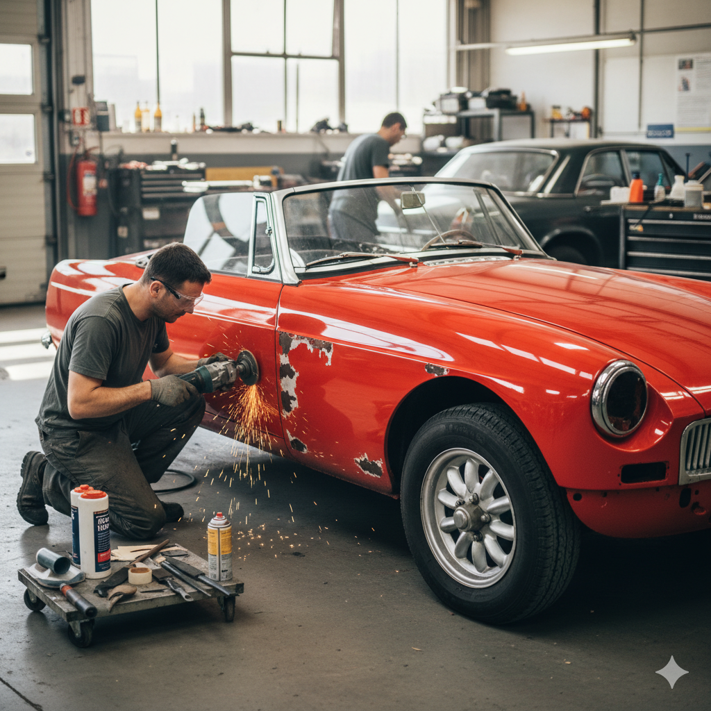 Oldtimer entrosten: So retten Sie Ihren Klassiker vor Rostschäden