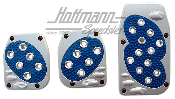Pedalsatz, Alu, blaue Gummieinlage | TU 999 017 | 201-6549