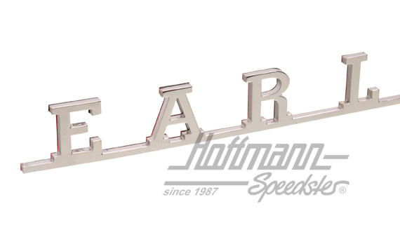 Schriftzug, Bus T2, EARLYBAY