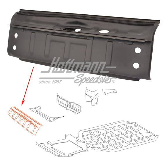 Querwand, vorne, .68-.73 | 901 501 031 21 | 590-0190-10