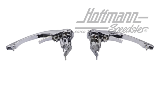 Türgriffe, gleichschließend, 69-76,Chrom