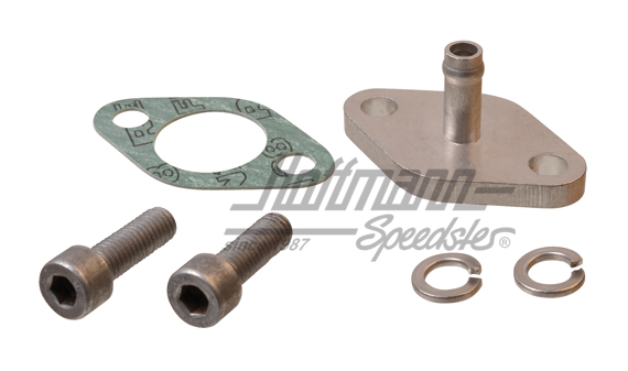 Wasserflansch, Zylinderkopf, hinten, WBX | 025 121 160 D | 307-4024-44