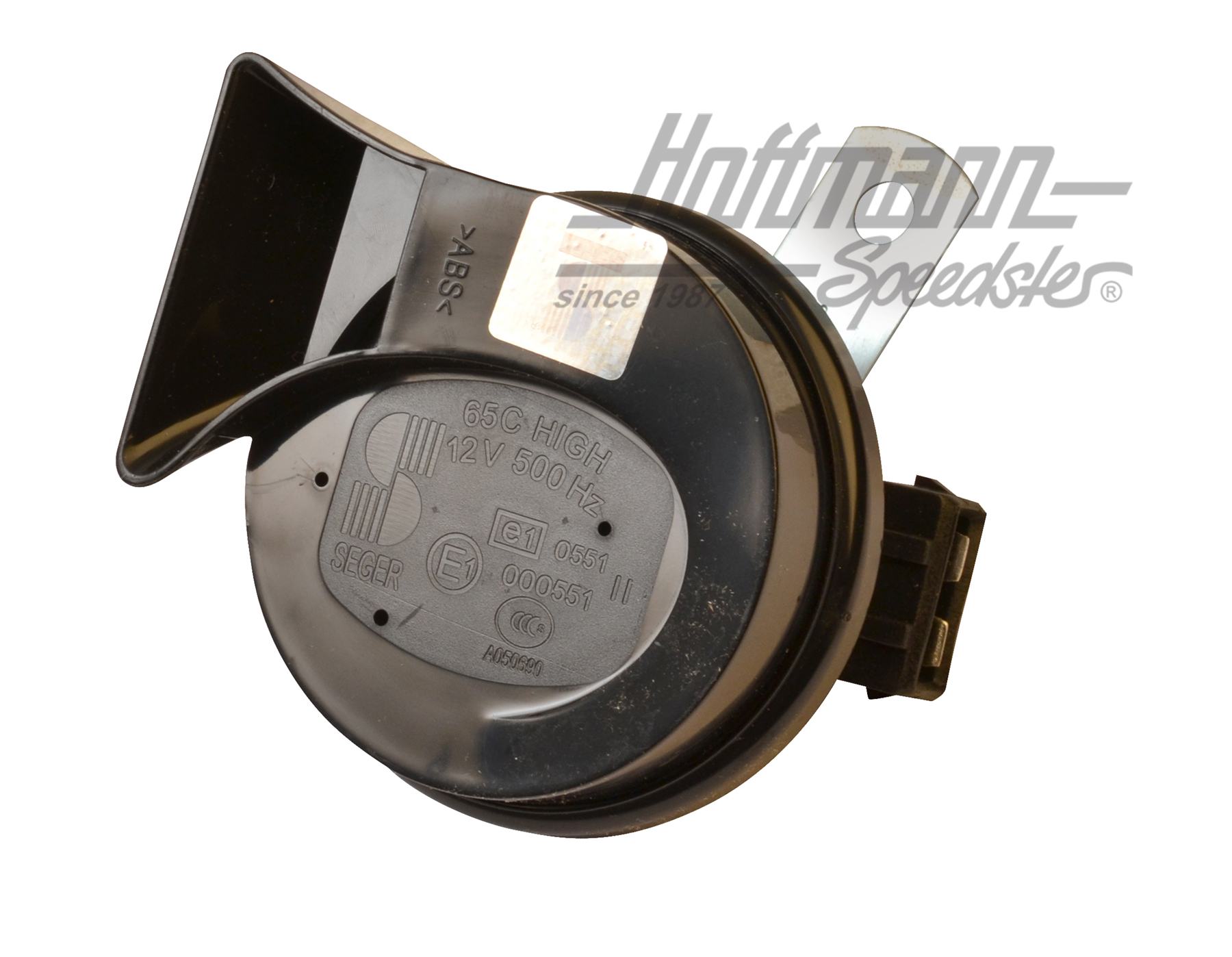 Elektro-Fanfare, schwarz, Hochton 500Hz | 65CI1200A | 200-8053-10