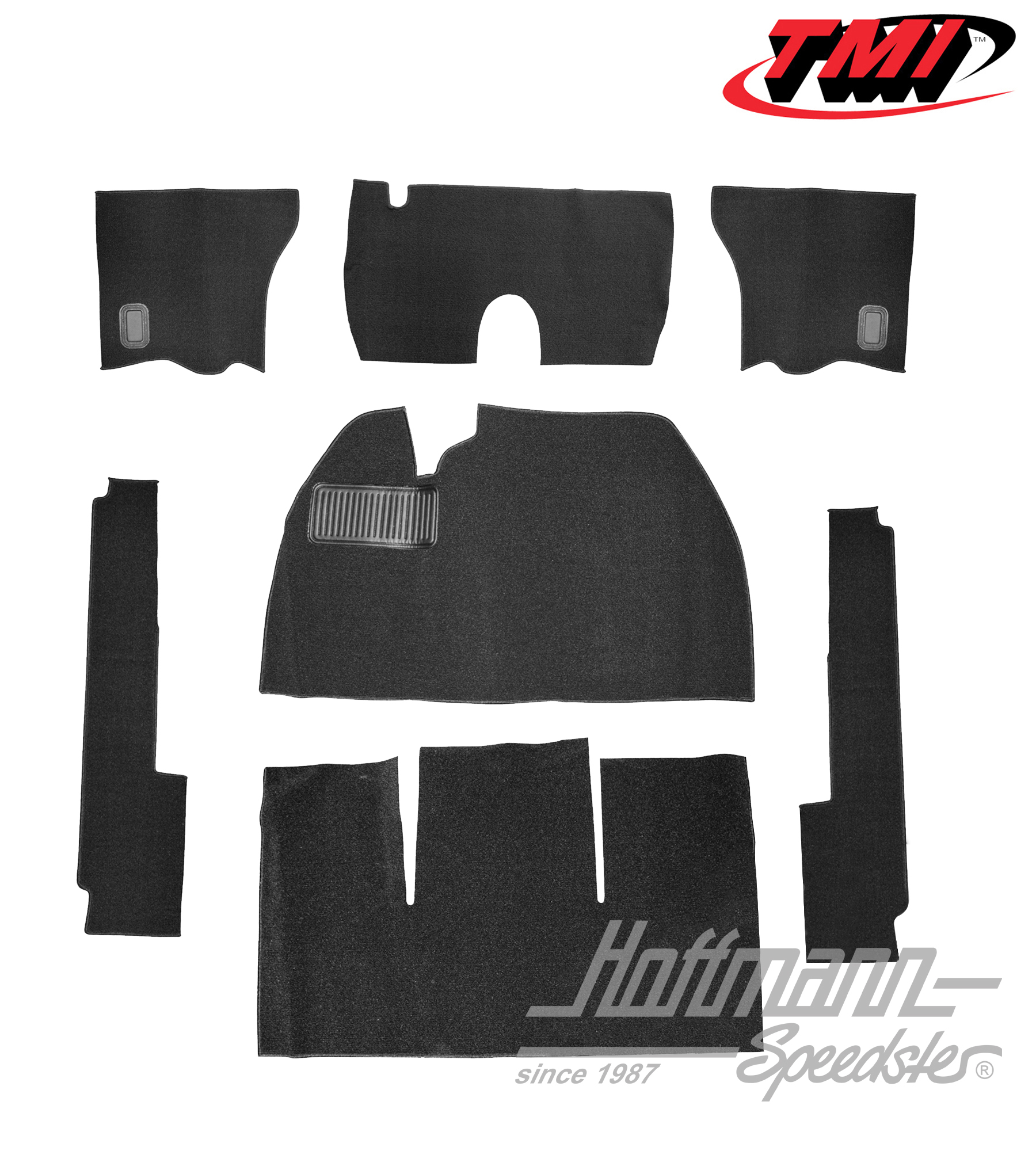 Teppichsatz, Limousine, schwarz, 8.53-7.57 | 34-F1115-301 | 020-5299
