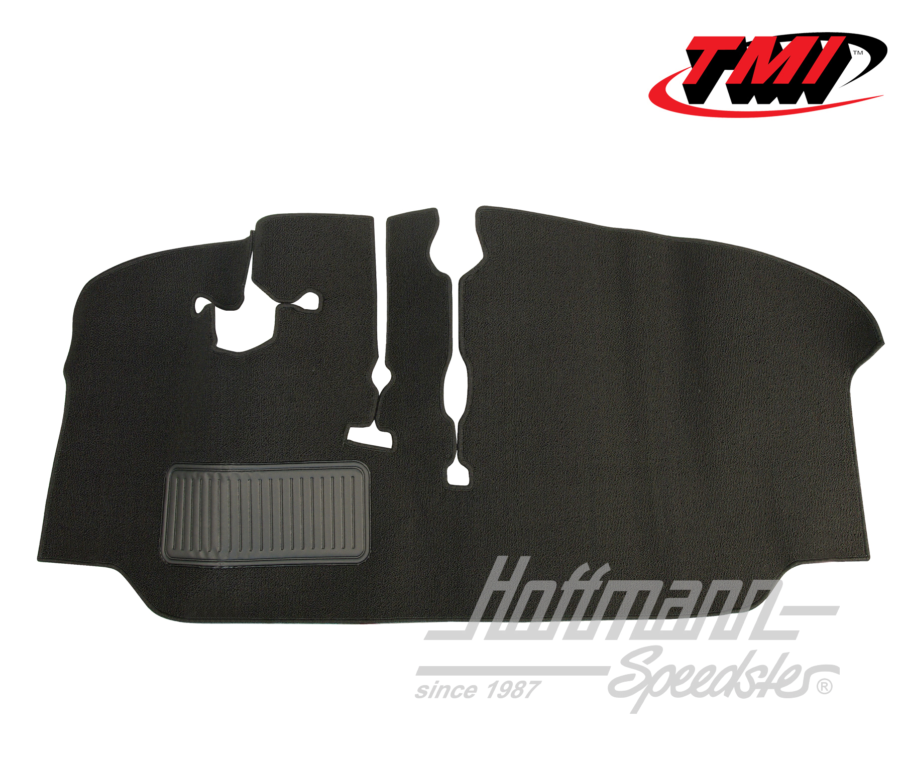 Teppichsatz, Fußraum, Bus T2, 8.72-, schwarz | 34-F2103-301 | 098-0005