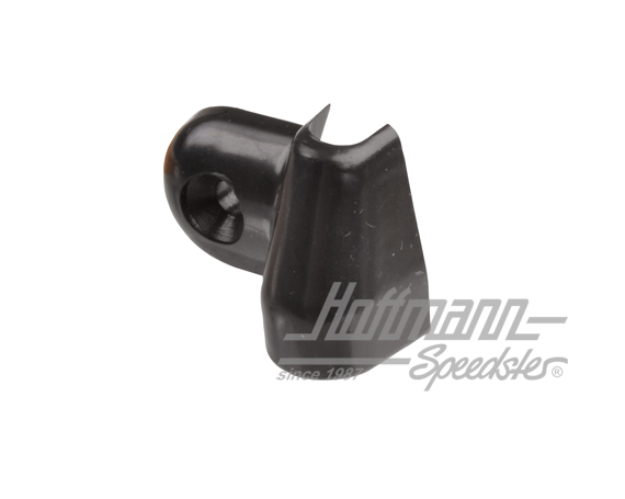 Abdeckung, Sitzkasten, schwarz, links