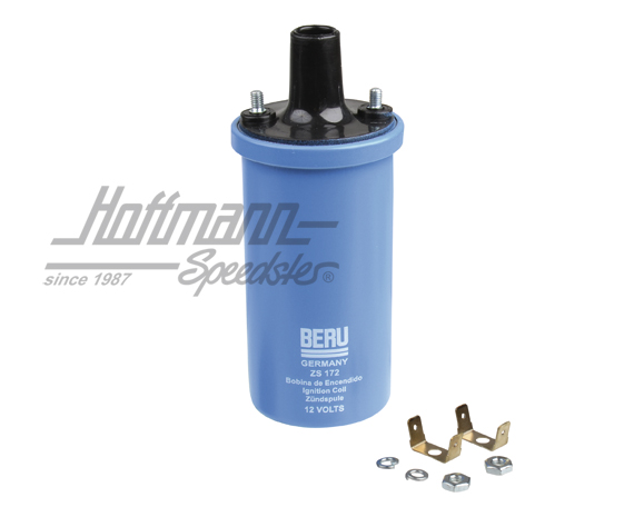 Zündspule Beru, 12V, 3.4 Ohm, "Blau" | 043 905 115 C | 020-0402-10