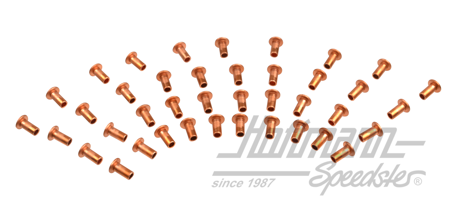 Nieten, Bremsbeläge, 4x8mm (40 Stück) | N  013 633 1 | 020-4045