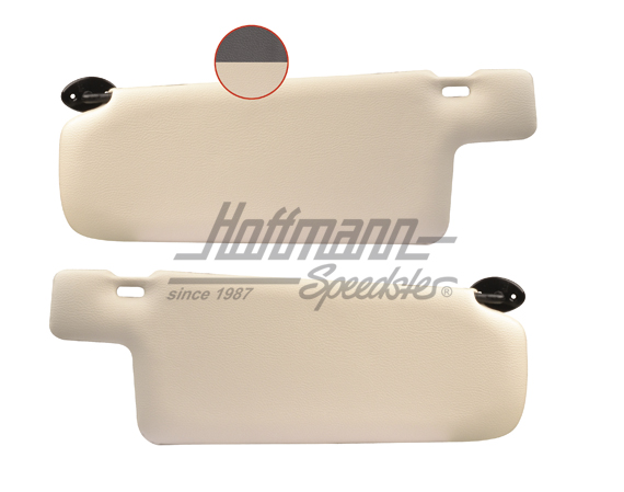 Sonnenblenden, Golf 1, schwarz/creme | 171 898 551 | 180-1310