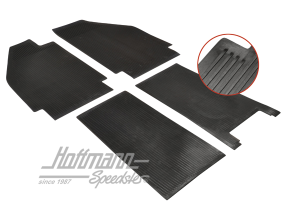 Gummiabdeckung, Bodenplatte, -55,schwarz | 111 863 000 | 020-5459