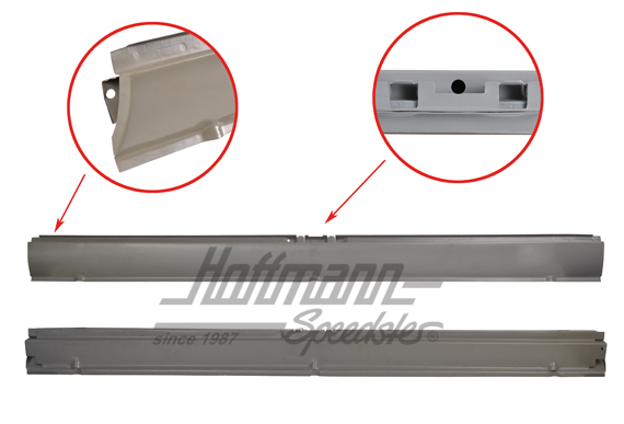 Schwellerblech, Klapptür, kompl., 50-63 | 211 809 581 | 095-0560-04