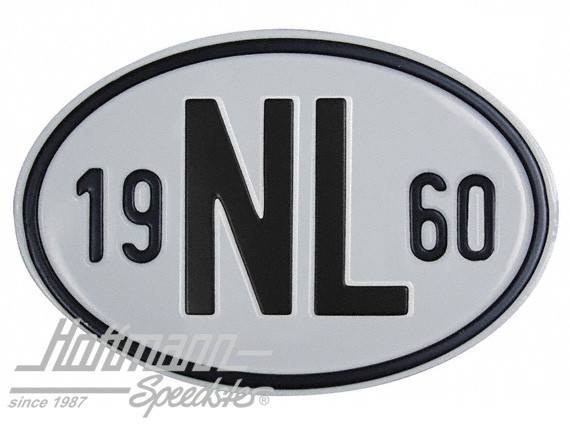 Nationalitätsschild "NL", "1960", Alu |  | 020-2391-60