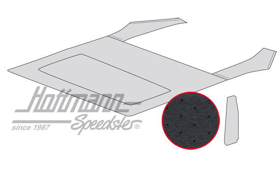 Himmel, 911, mit SSD, perforiert,schwarz