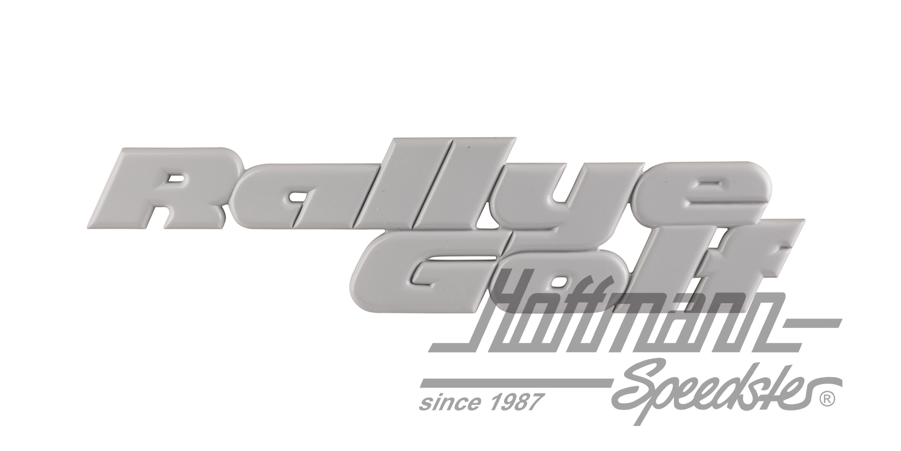 Schriftzug, Rallye Golf, hinten | 191 853 675 C GRU | 208-6520-20