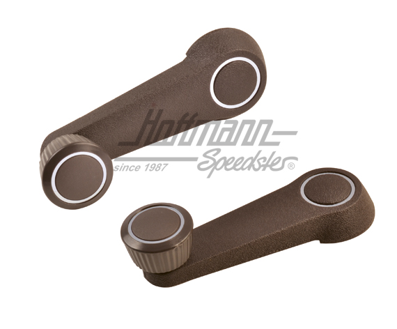 Fensterkurbel, Serie, braun/chrom | 321 837 581  90V | 020-2371-10