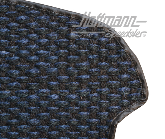 Fußmatte, Kokos, 67-72, blau/schwarz