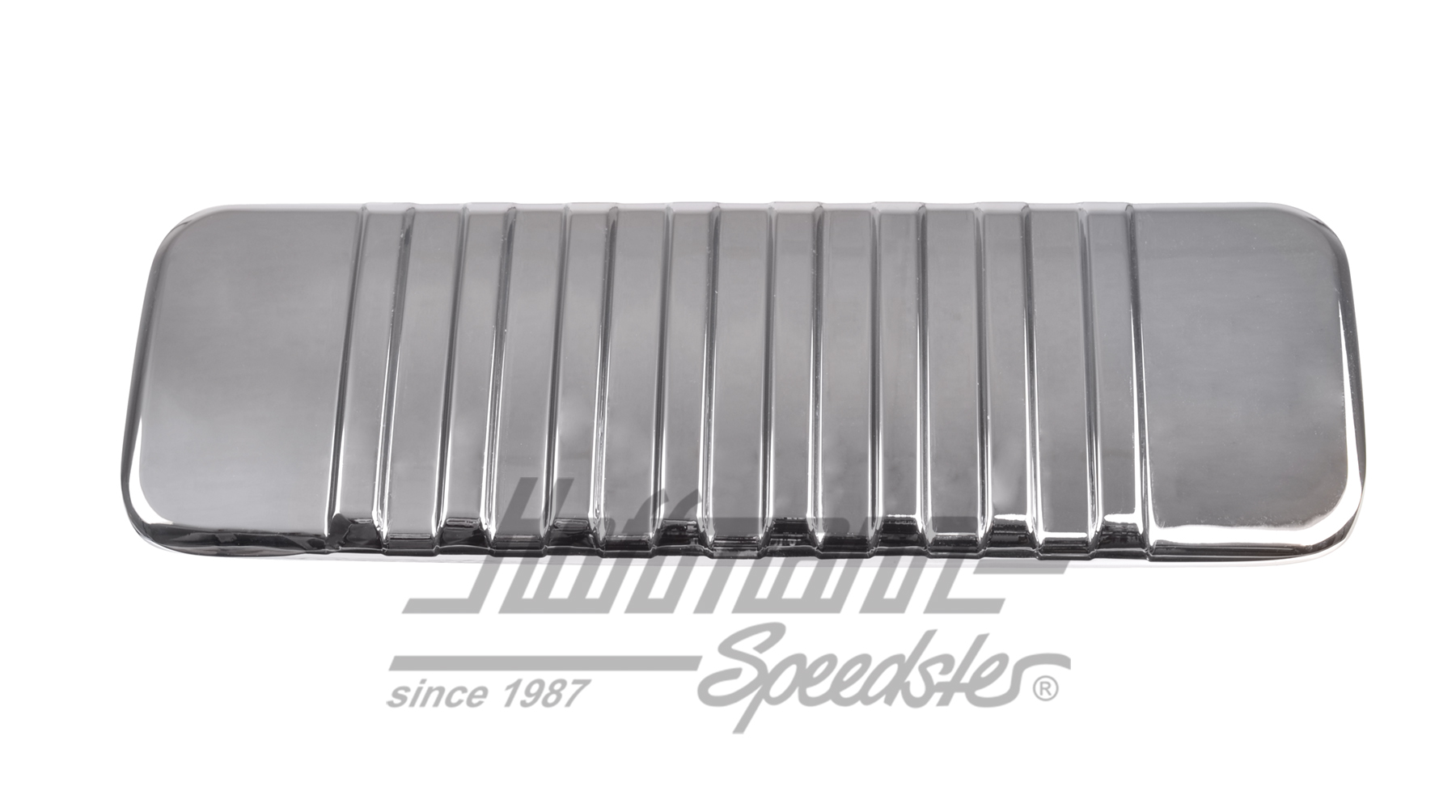 Radioschachtabdeckung, Aluminium poliert