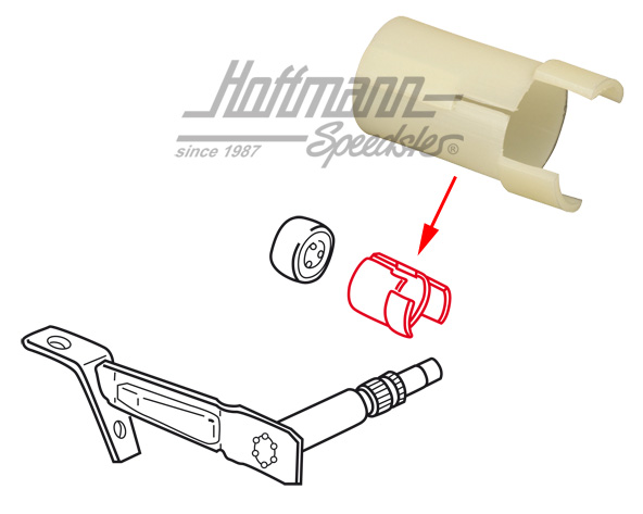 Führungshülse, Ausrücklager,Golf,1.5-1.8 | 020 141 181 | 110-4631