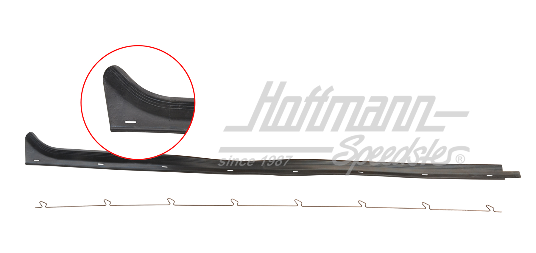 Schachtdichtung innen, Bus T2, 8.67-, rechts | 211 837 476 | 090-6154