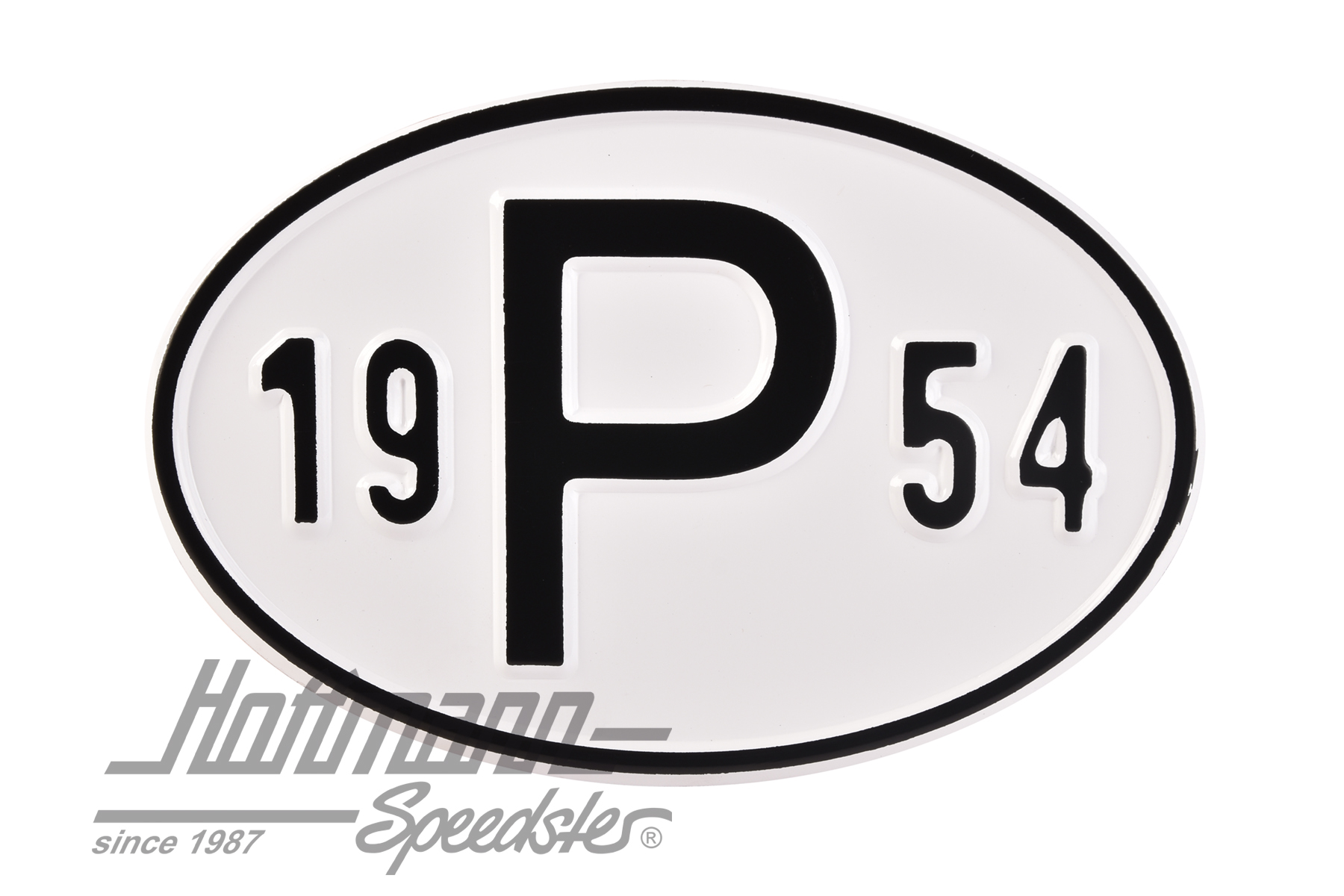 Nationalitätsschild "P", "1954", Alu |  | 020-2405-54