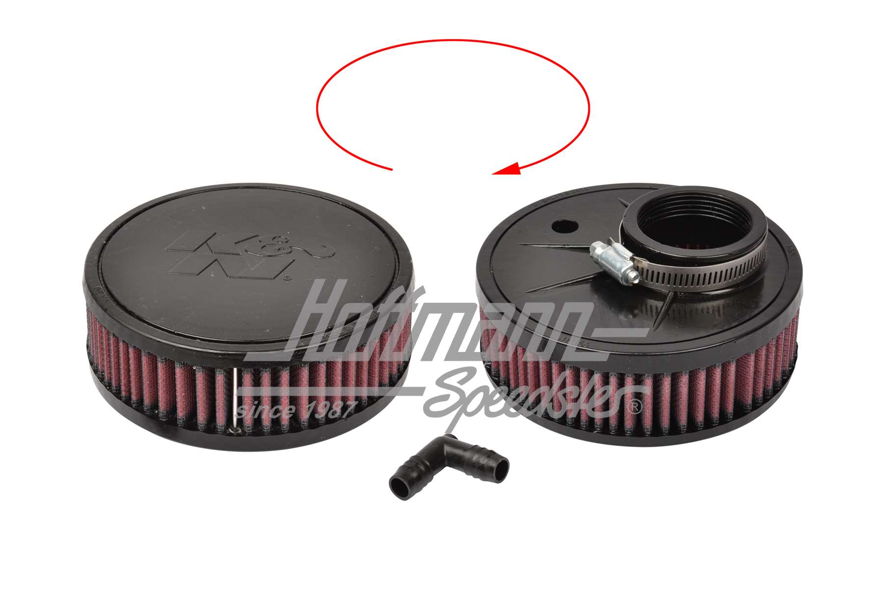 Sportluftfilter, K&N, Serienvergaser | RU-045V | 020-0902-10