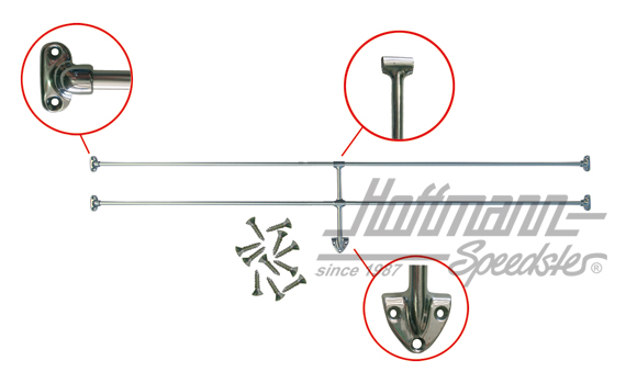 Jail Bars, Heckscheibe, Bus T1/T2, 63-79 | 241 898 400 | 097-8520
