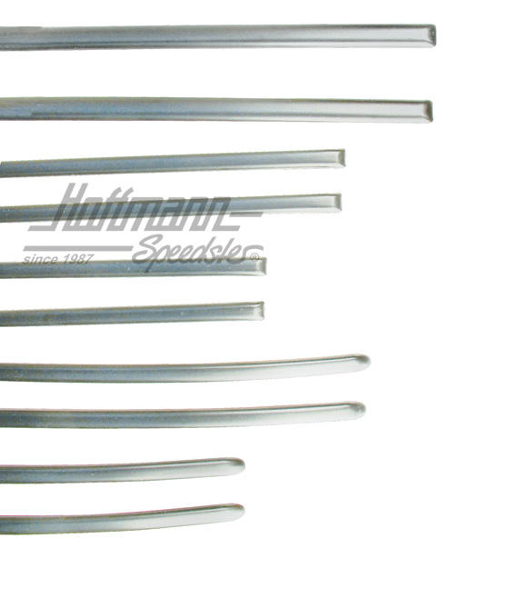 Zierleistensatz, 10tlg., Golf 1, silber | 173 898 111 S | 180-1179