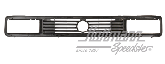 Kühlergrill, Doppelscheinwerfer, schwarz