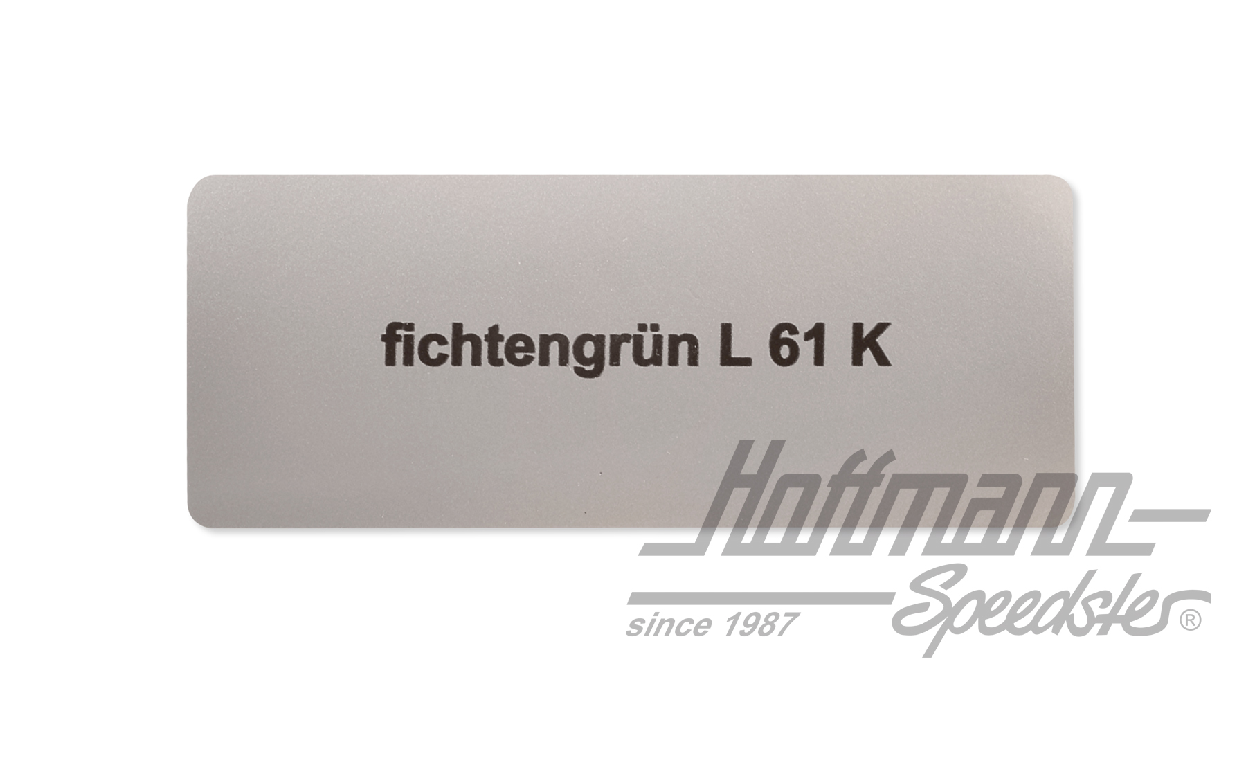 Aufkleber, Farbnummer L61K, fichtengrün | L61K | 021-0180-18