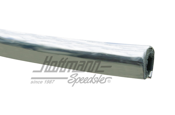 Regenrinnenzierleiste, universal, Chrom | 4400128 | 020-2075