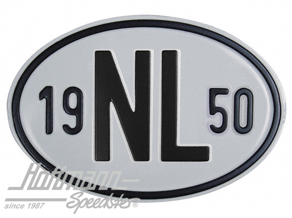 Nationalitätsschild "NL", "1950", Alu |  | 020-2391-50