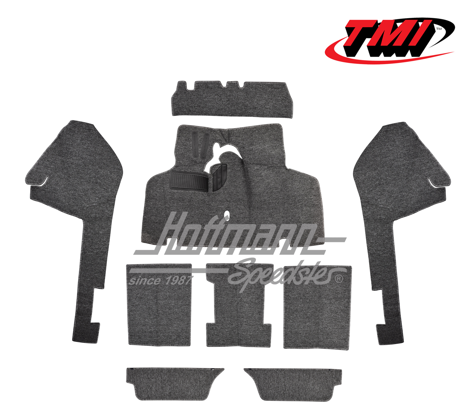 Teppichsatz, Typ 3, 71-73, grau | 34-F3031-407 | 069-9676