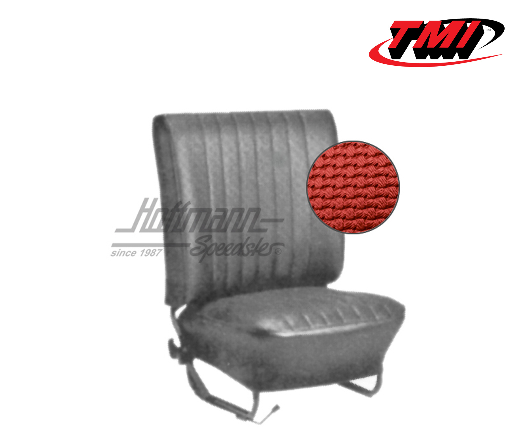 Sitzbezüge, Limousine, 67-72, Korbmuster, rot | 43-1130-07 | 055-5910