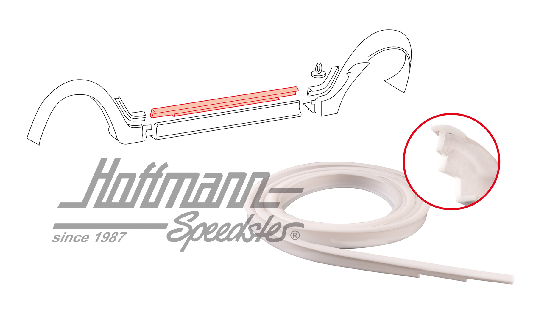 Keder, Schwellerverbreiterung, 90E | 155 821 521 90E | 180-7283