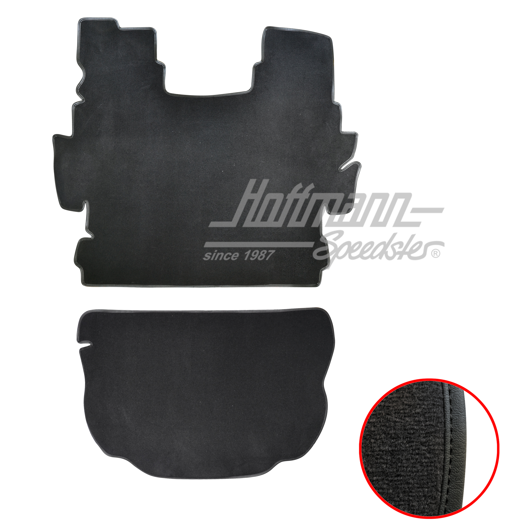 Teppichsatz, Kofferraum, 1302, schwarz |  | 026-6521