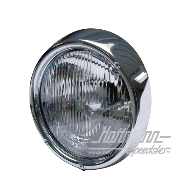 Scheinwerfer, H4, 3-L.Bef, mit Chromring | 113 941 753 | 020-4455