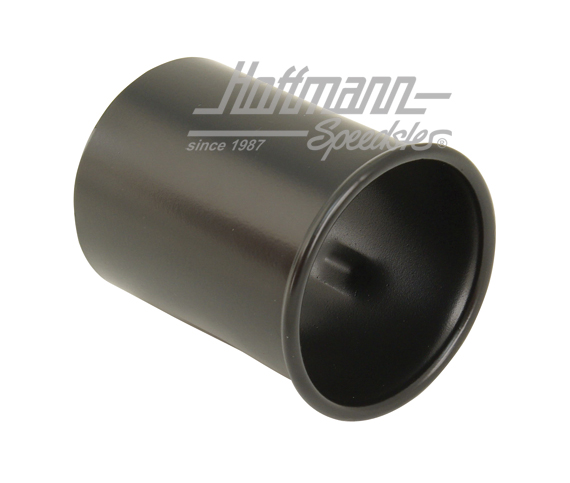 Endrohr, schwarz, Innendurchmesser: 62mm