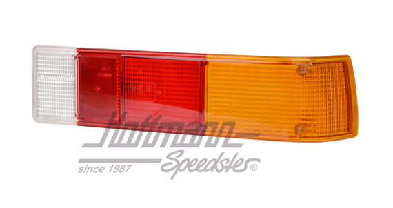 Rückleuchtenglas, 914, gelb/rot/weiß,re.