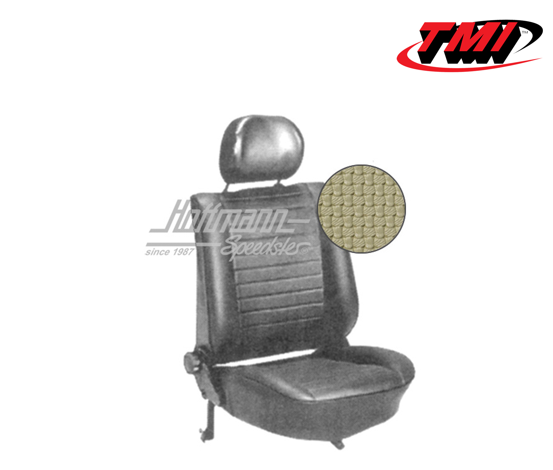 Sitzbezüge, Cabrio, 76-, Korbmuster, beige | 43-1328-04 | 055-6430