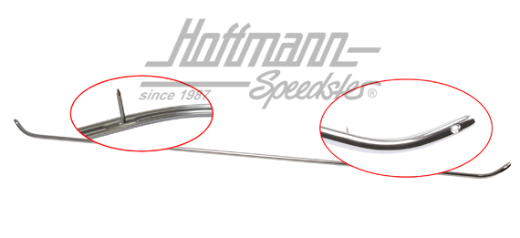 Nagelleiste, vorne, Karmann, -2.59 | 141 871 419 | 060-4140