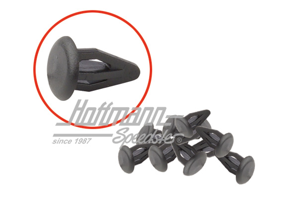 Clip, Seiten/Heckverkleidung, schwarz | 801 867 299 01C | 180-1912-10