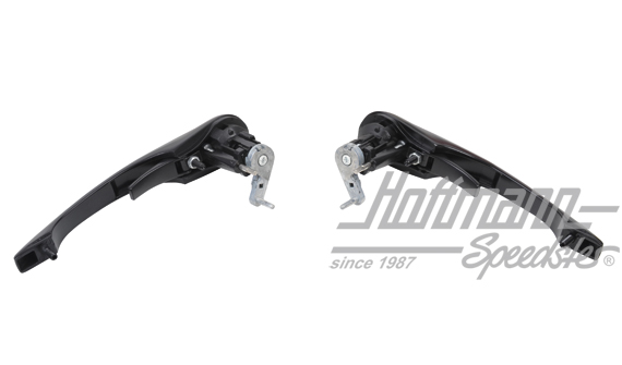 Türgriffe, gleichschließend, 77-89, schwarz