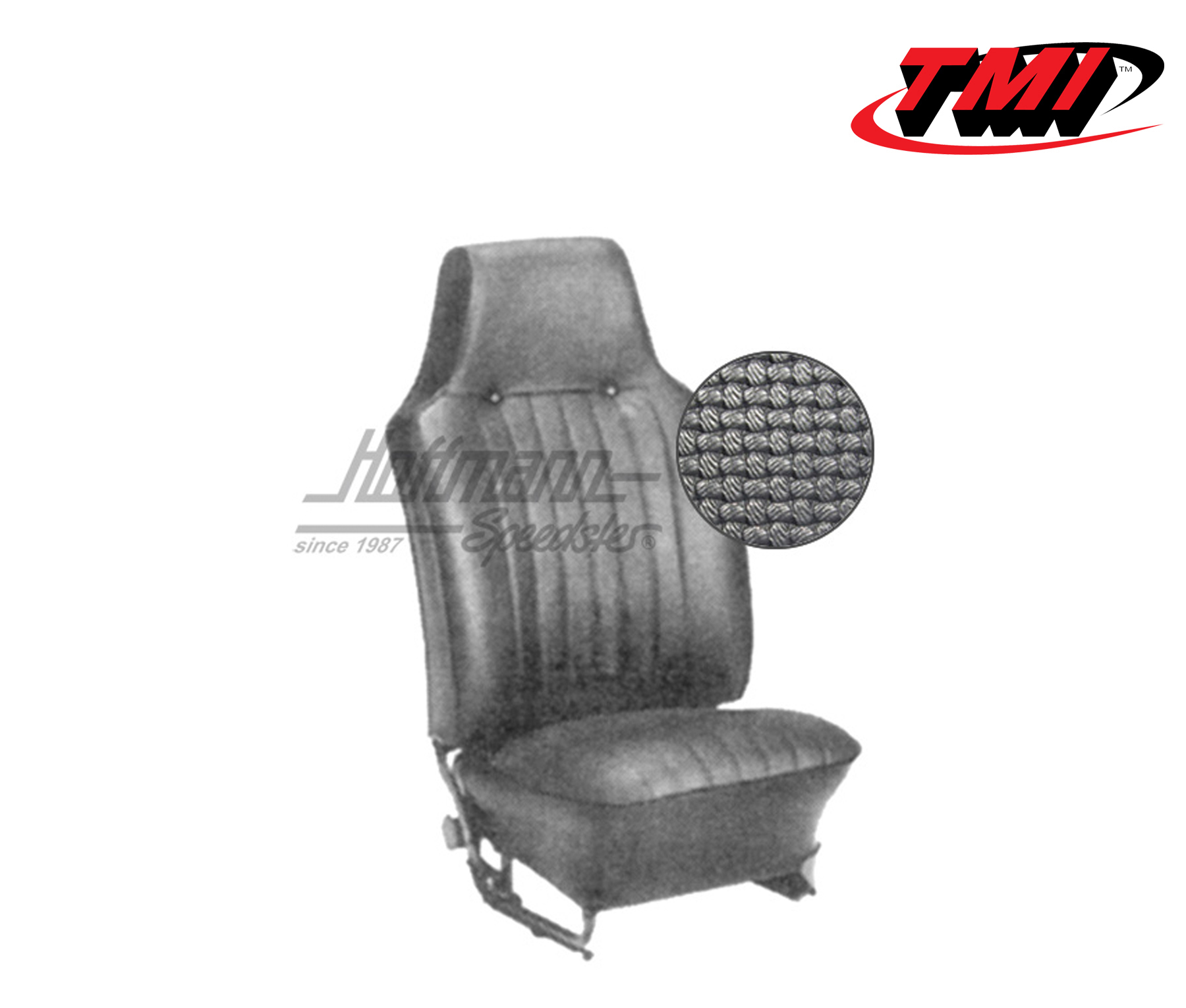 Sitzbezüge, Limousine, 67-69, Korbmuster, schwarz | 43-1125-01 | 055-5740