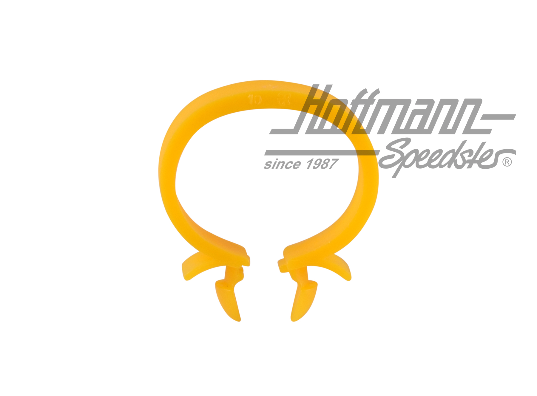 Halteclip, 22mm, Kabel/Schlauch, gelb