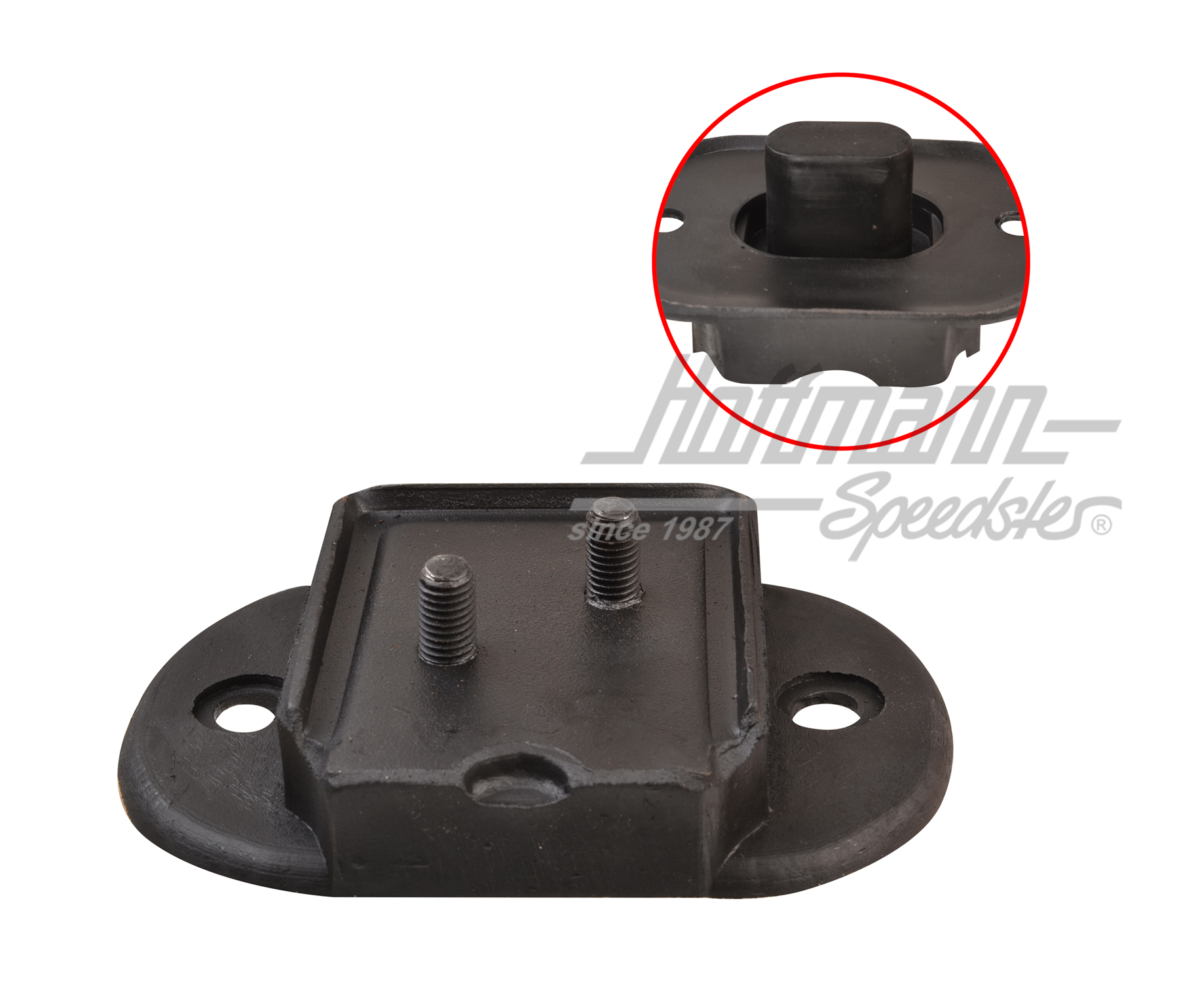 Getriebelager, Gummi / Metall, vorne, .61-.65 | 311 301 265 A | 020-0689