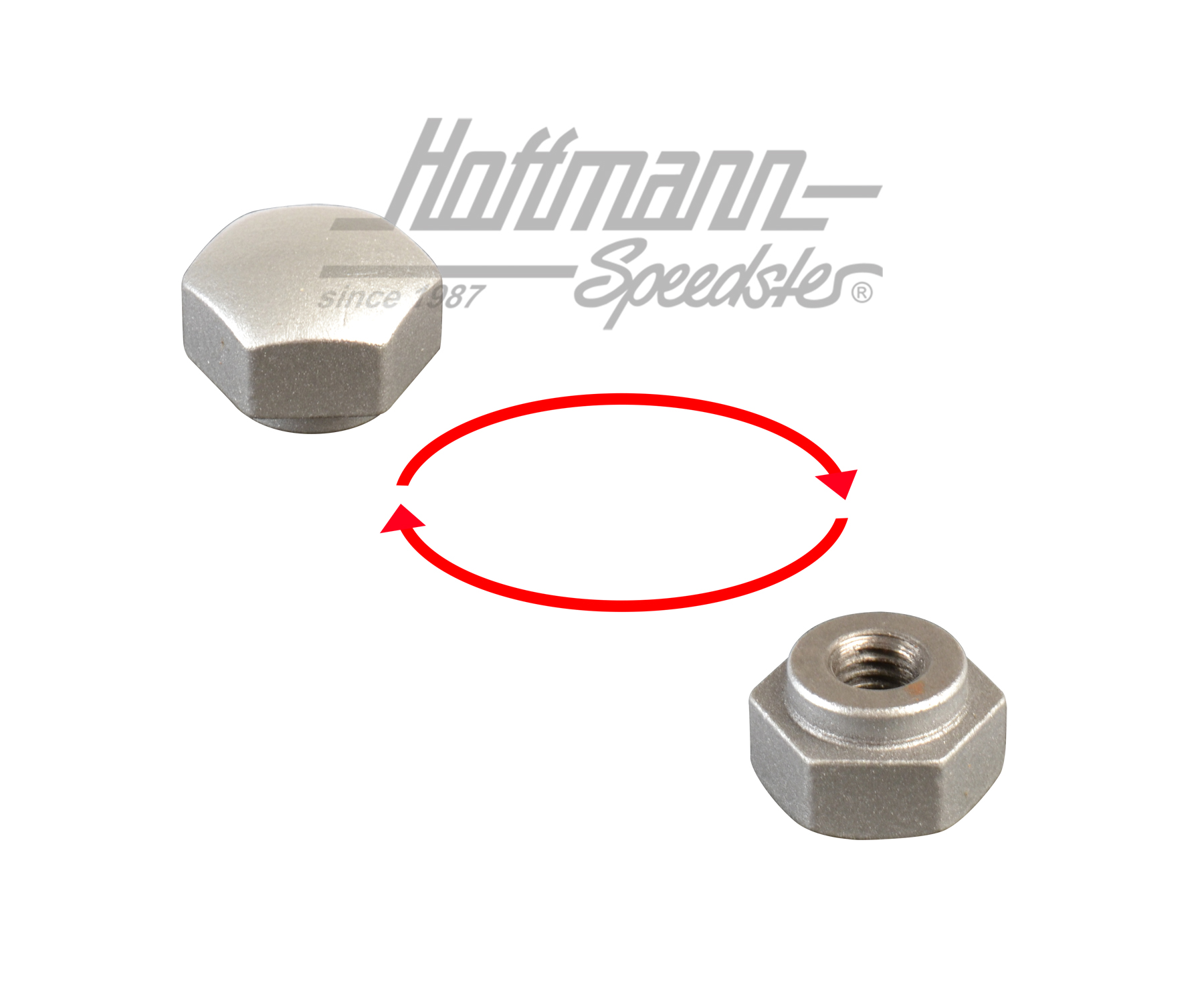 Mutter, Scheibenwischerarm, Alu | 644 628 284 12 | 510-5328-10