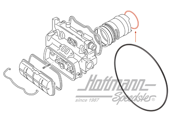 Dichtung, Zylinderlaufbuchse, unten, WBX | N  901 683 01 | 307-0006-08