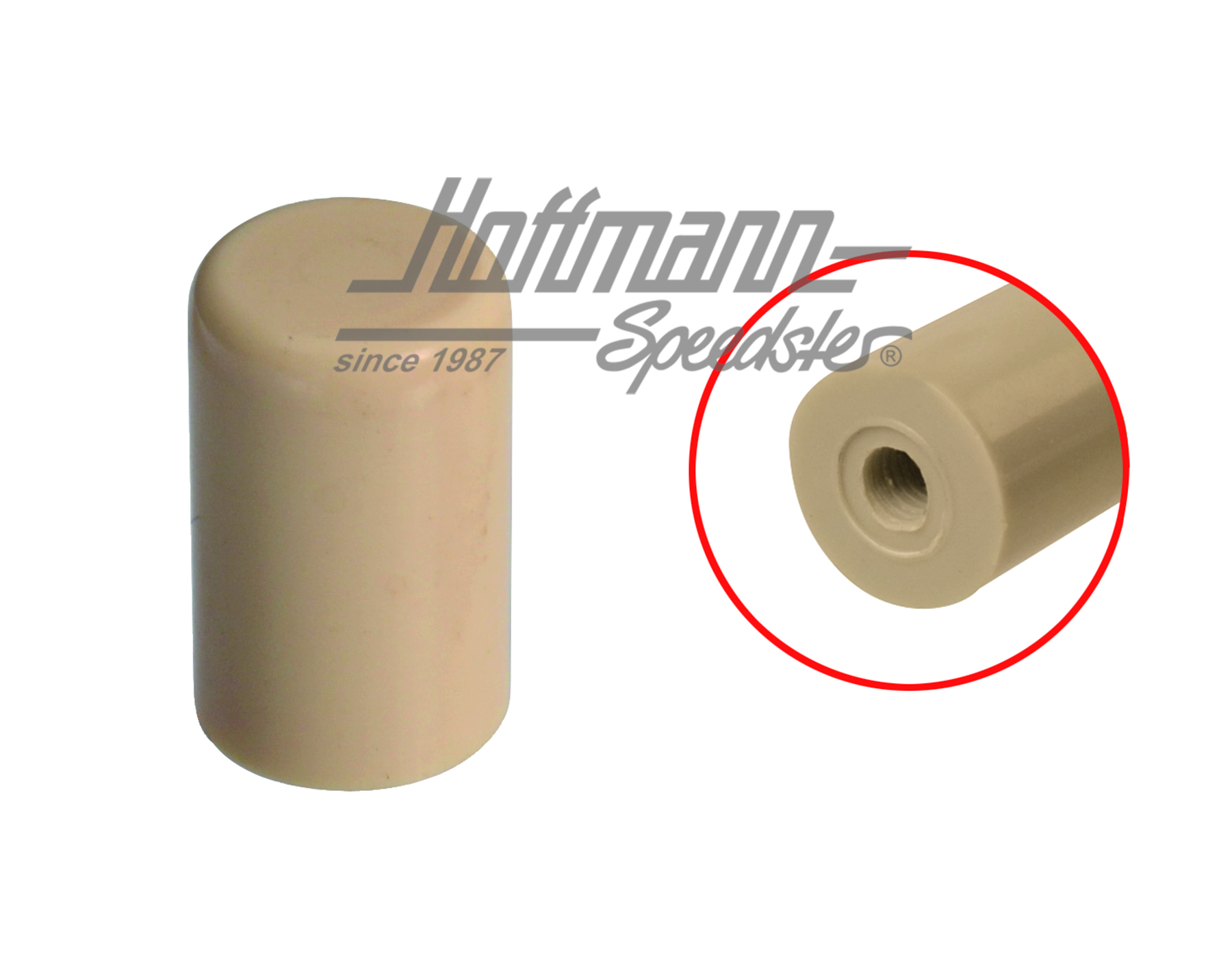 Knopf, Handbremshebel, elfenbeinfarbig | 113 711 333 A IVORY | 010-3097-20