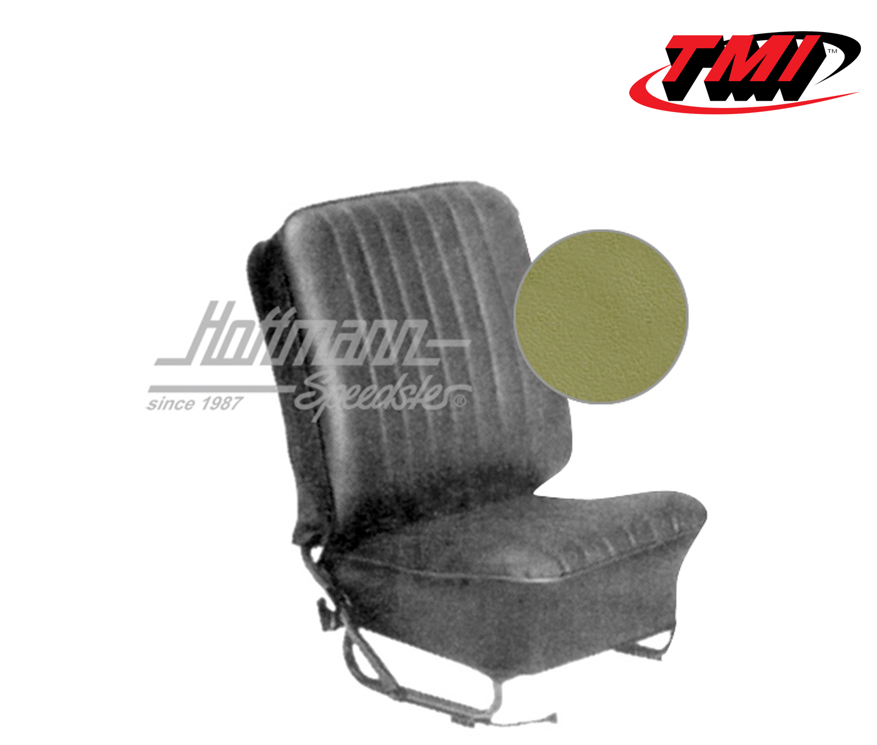 Sitzbezüge, Limousine, 57-64, Classic, altgrün | 43-1123-25-25-15W | 055-5644